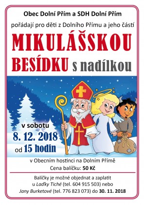 Mikulášská besídka 2018